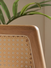 Birlea Brown Ida Rattan & Fabric 2 Seater - Image 4 of 5