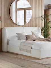 Birlea White Eden Boucle Bed - Image 1 of 5