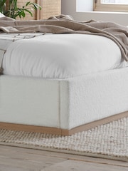 Birlea White Eden Boucle Bed - Image 2 of 5