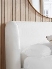 Birlea White Eden Boucle Bed - Image 3 of 5