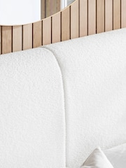 Birlea White Eden Boucle Bed - Image 4 of 5