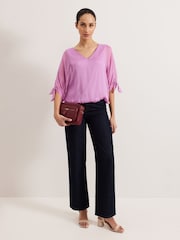 Phase Eight Pink Madison Silk Blouse - Image 3 of 6
