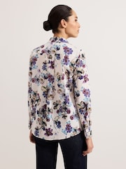 Phase Eight Cream Maddelena 100% Cotton Shirt - Image 2 of 7