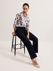 Phase Eight Cream Maddelena 100% Cotton Shirt - Image 6 of 7