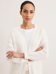 Phase Eight Antonia Stitch 100% Cotton Cardigan - Slika 4 iz 6