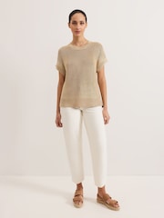 Phase Eight Gold Rylee Tabard Top - Image 4 of 7