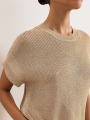 Phase Eight Gold Rylee Tabard Top - Image 5 of 7
