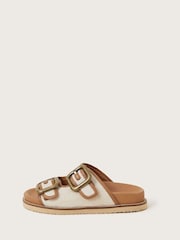 Monsoon Brown Wendy Double Strap Buckle Sandals - Image 2 of 3