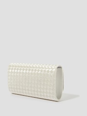 Monsoon Natural Becky Woven Bridal Clutch Bag - Image 3 of 5