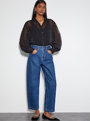 Monsoon Black Edie Embroidered Blouse - Image 3 of 5