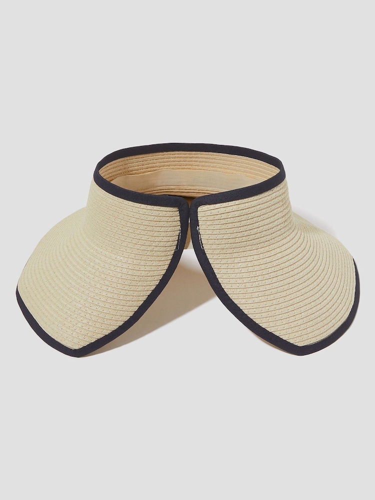 Monsoon Natural Elsa Packable Visor Sun Hat - Image 2 of 3 Monsoon Natural Elsa Packable Visor Sun Hat - Image 2 of 3