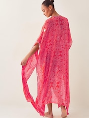Monsoon Orange Abby Bandhani Sequin Beach Cover-Up - Image 3 of 4