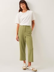 Monsoon Green Adeline High-Waisted Suit Trousers - Image 1 of 5