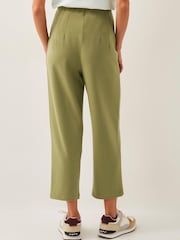 Monsoon Green Adeline High-Waisted Suit Trousers - Image 3 of 5