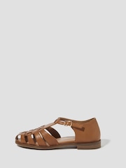 Monsoon Natural Brady Leather Fisherman Sandals - Image 1 of 3