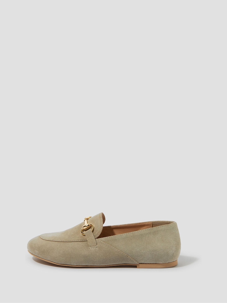 Monsoon Natural Britt Suede Loafers - Image 1 of 3
