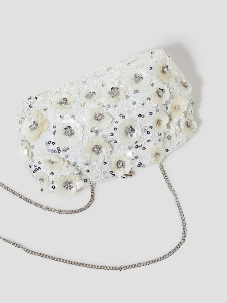 Monsoon Mia Floral Print Embellished Clutch Bag - Imagen 2 de 5 Monsoon Mia Floral Print Embellished Clutch Bag - Imagen 2 de 5