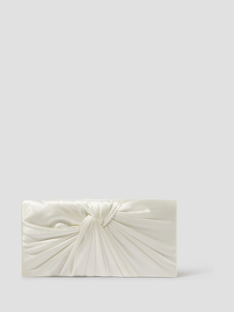 Monsoon Talia Twisted Satin Clutch Bag - Bild 2 von 5 Monsoon Talia Twisted Satin Clutch Bag - Bild 2 von 5