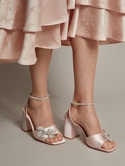 Monsoon de salto Bow alto Dani Diamante Sandals - Imagem 1 de 4