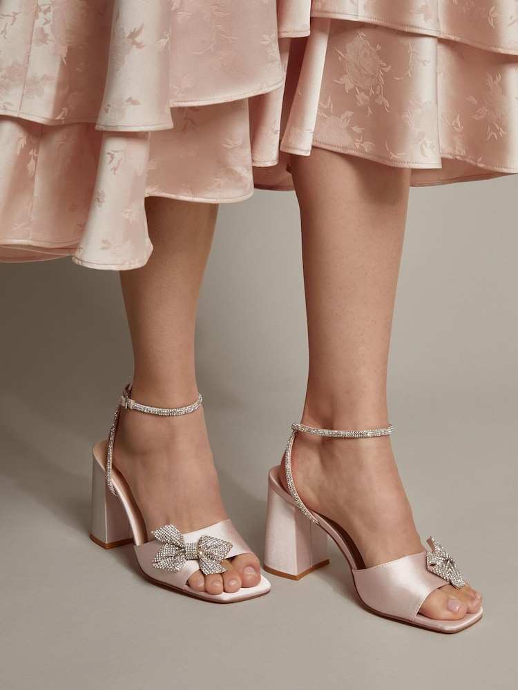 Monsoon de salto Bow alto Dani Diamante Sandals - Imagem 1 de 4