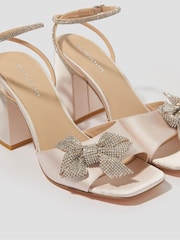 Monsoon de salto Bow alto Dani Diamante Sandals - Imagem 4 de 4