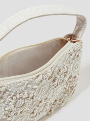 Monsoon Natural Hani Pearl Embellished Bag - Image 4 of 4