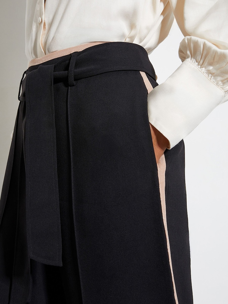 Monsoon Black Scarlet Trim Trousers - Image 4 of 5