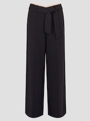 Schwarz - Monsoon Hose mit scharlachrotem Besatz - Bild 5 von 5
