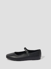 Monsoon Black Crista Mary Jane Ballet Flats - Image 1 of 3