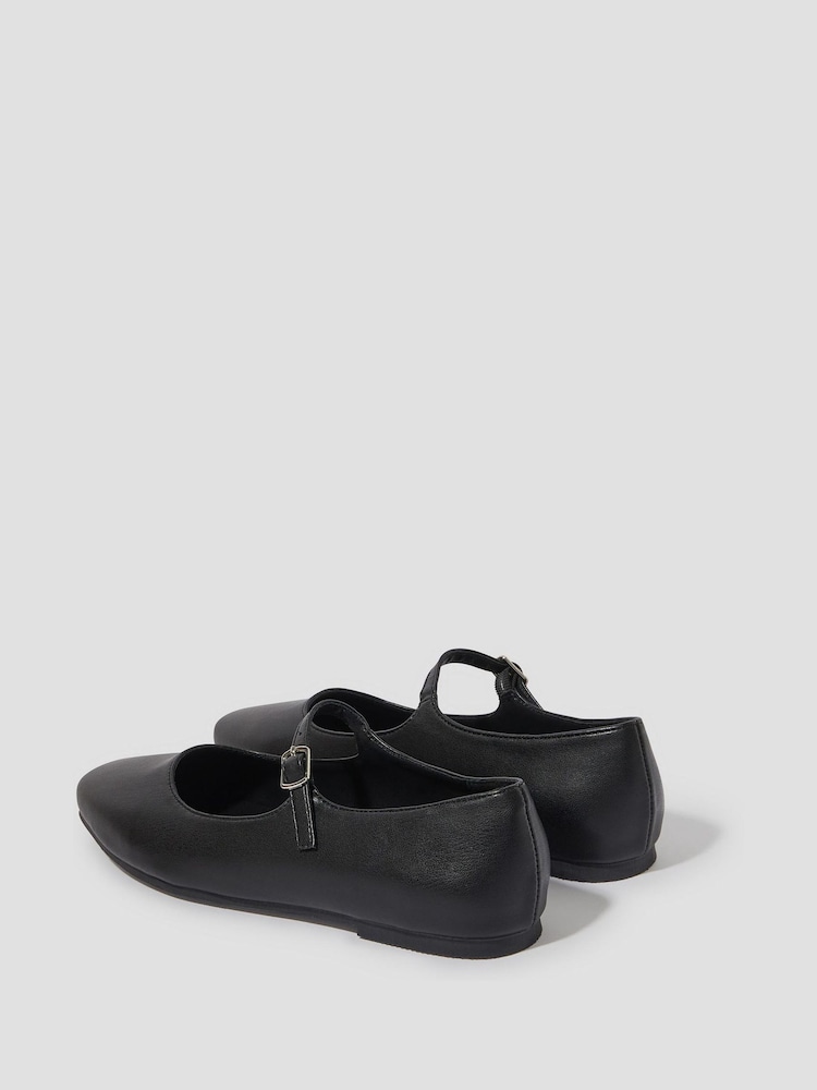 Monsoon Black Crista Mary Jane Ballet Flats - Image 3 of 3