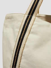 Monsoon Natural Nia Stripe Strap Tote Bag - Image 3 of 3