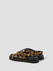 Monsoon Black Suki Stud Crossover Sandals - Image 3 of 3