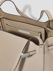 Monsoon Grey Kate Strap Top Faux Leather Tote Bag - Image 3 of 3
