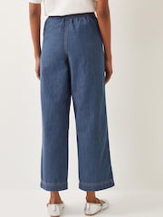 Monsoon Harper Regular Wide Leg 100% Cotton Jeans - Imagen 3 de 6