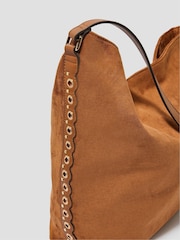 Monsoon Natural Tori Suedette Hobo Bag - Image 3 of 4