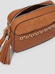Monsoon Natural Tess Stud Cross-Body Bag - Image 4 of 4