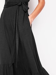 Boden Black Cressida Jersey Shirt Dress - Image 2 of 6