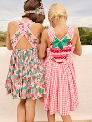 Boden 100% Cotton Zadie Appliqué Back Dress - Imagen 1 de 5