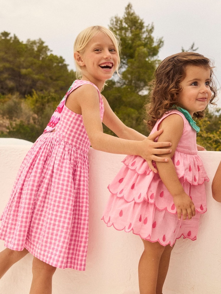Boden 100% Cotton Zadie Appliqué Back Dress - Imagen 2 de 5