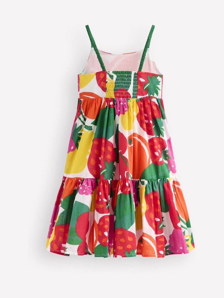 Buy Boden Rainbow Fruit Aurelia Tiered Twirly Dress from Next USA