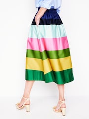 Boden Multi Isabella Sateen Skirt - Image 3 of 5