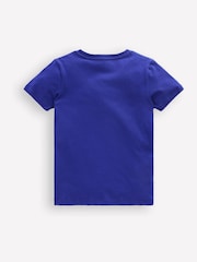 Boden Blue 100% Cotton Appliqué T-Shirt - Image 3 of 5