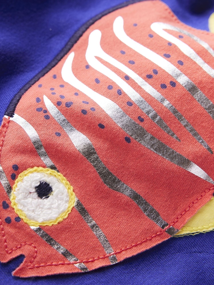 Boden 100% Cotton Appliqué T-Shirt - صورة 5 من 5 Boden 100% Cotton Appliqué T-Shirt - صورة 5 من 5