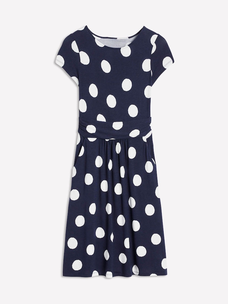 Boden Blue Amelie Jersey Dress - Image 5 of 5