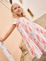 Boden 100% Cotton Ariel Twirly Jersey Dress - Imagen 1 de 3