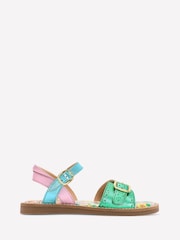 Boden Green Leather Buckle Sandals - Image 1 of 3