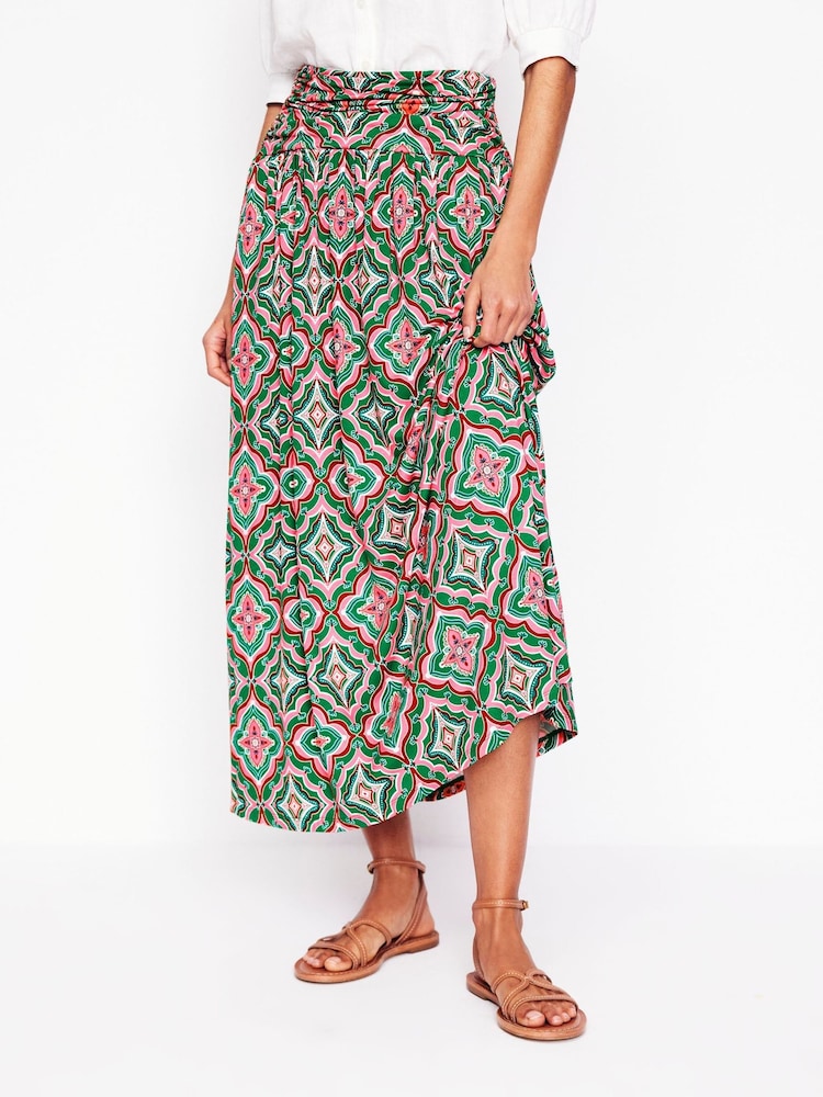Boden Green Rosaline Jersey Skirt - Image 1 of 5