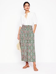 Boden Green Rosaline Jersey Skirt - Image 2 of 5