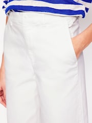 Boden White Barnsbury Crop Chino Trousers - Image 5 of 6