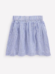 Boden Blue 100% Cotton Applique Pocket Skirt - Image 3 of 4